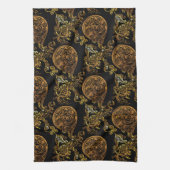 Gold Dragon Theedoek (Verticaal)