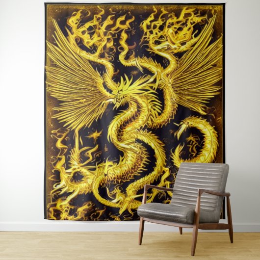 Gold Dragon Wandkleed (In situ)