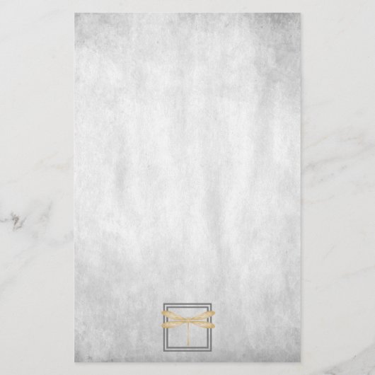 Gold Dragonfly - Aangepaste artikelen Briefpapier (Achterkant)