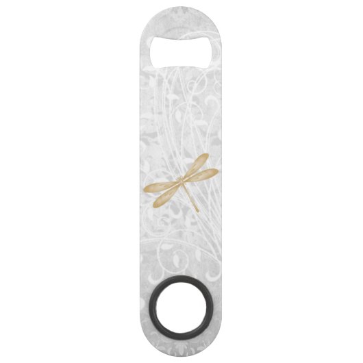 Gold Dragonfly - Aangepaste flesopening Speed Flessenopener (Achterkant)