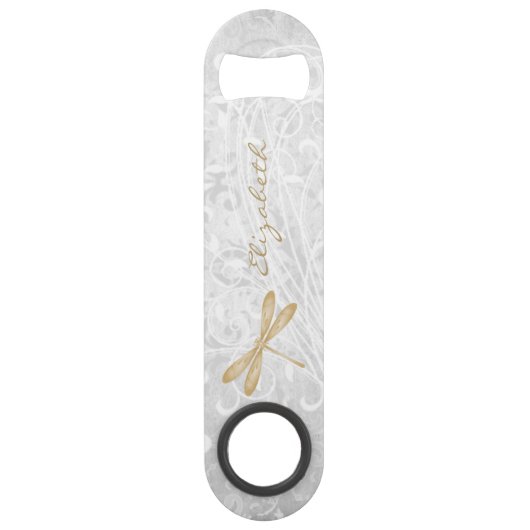 Gold Dragonfly - Aangepaste flesopening Speed Flessenopener (Voorkant)