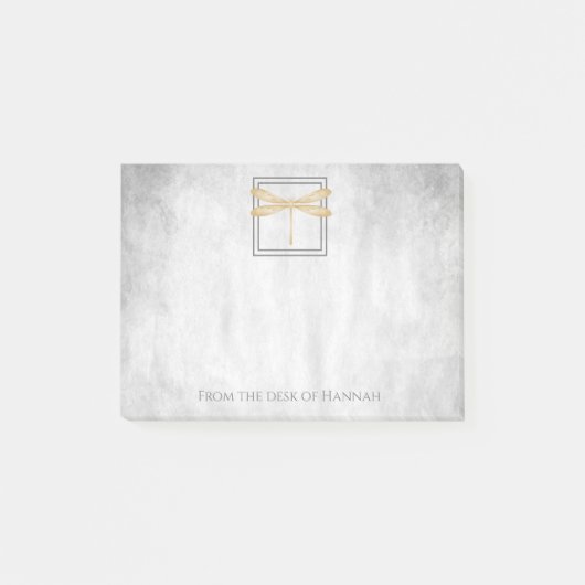 Gold Dragonfly - Aangepaste notities Post-it® Notes (Voorkant)