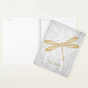 Gold Dragonfly - Aangepaste plank Planner
