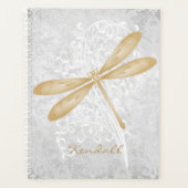 Gold Dragonfly - Aangepaste plank Planner (Voorkant)