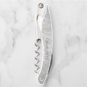 Gold Dragonfly Damask Kurkentrekker (Voorkant)