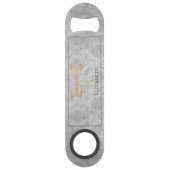 Gold Dragonfly Damask Speed Flessenopener (Voorkant)