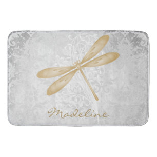 Gold Dragonfly - gepersonaliseerde badmat
