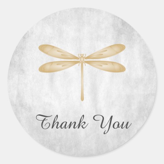 Gold Dragonfly Hartelijk dank, Stickers (Voorkant)