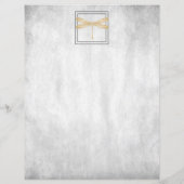 Gold Dragonfly - Papierblad op maat (Achterkant)