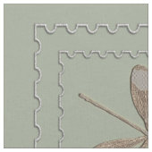 Gold Dragonfly Stof (Close Up)