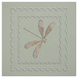 Gold Dragonfly Stof