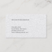 Gold Drapery Black Marble Elegant Lace Color Block Visitekaartje (Achterkant)