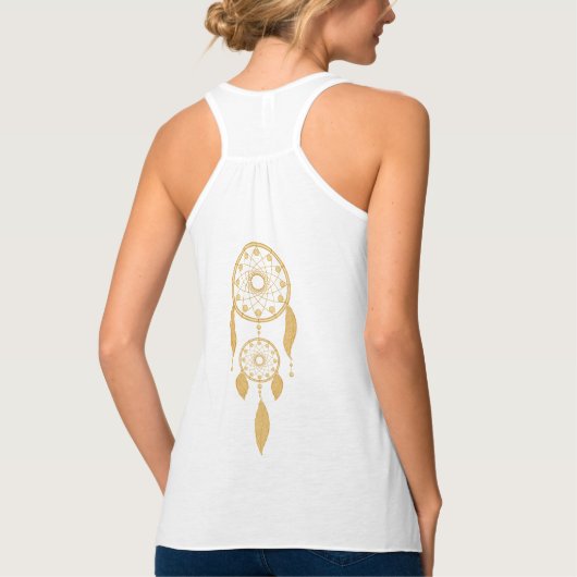 Gold Dream Catcher Tanktop (Achterkant)