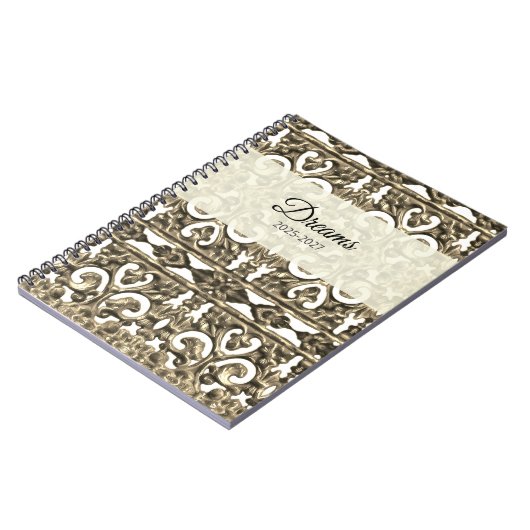 Gold Dream Diary Notitieboek (Linkerzijde)