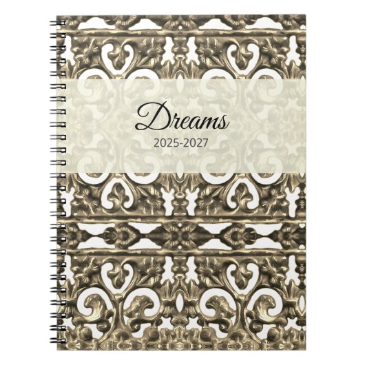 Gold Dream Diary Notitieboek (Voorkant)