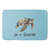 Gold Dream Zee Turtle Badmat (Voorkant)