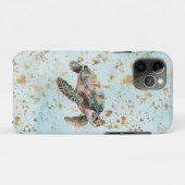 Gold Dream Zee Turtle Case-Mate iPhone Case (Achterkant (horizontaal))