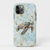 Gold Dream Zee Turtle Case-Mate iPhone Case (Achterkant)