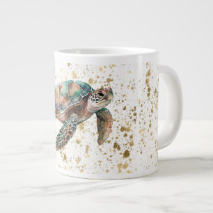 Gold Dream Zee Turtle Grote Koffiekop