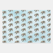 Gold Dream Zee Turtle Inpakpapier Vel (Voorkant)