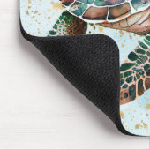 Gold Dream Zee Turtle Muismat (Hoek)