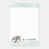 Gold Dream Zee Turtle Post-it® Notes (Voorkant)