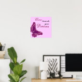 GOLD DREAMS Sunburst Feathered Roos Poster (Thuiskantoor)