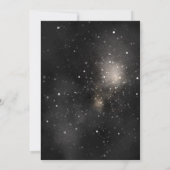 Gold Dreamy Ze is op Cloud Nine Vrijgezellenfeest Kaart (Achterkant)