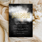 Gold Dreamy Ze is op Cloud Nine Vrijgezellenfeest Kaart