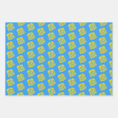 Gold Dreidel-papierbladen Inpakpapier Vel (Voorkant)