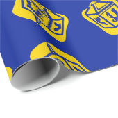 Gold Dreidel Wrapping Paper Cadeaupapier (Rol Hoek)