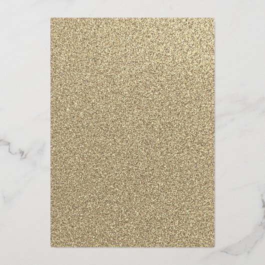 Gold Dress 50 & Fabulous Birthday Folie Folie Uitn Folie Uitnodiging (Achterkant)