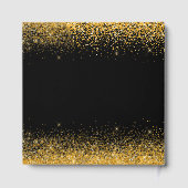 Gold Dress Faux Glitter Sweet 16  Gastenboek (Achterkant)