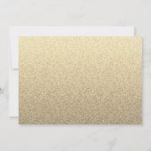 Gold Dress Floral 60e verjaardag 60e verjaardag en Kaart (Achterkant)