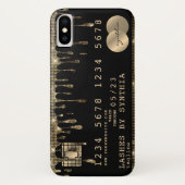 Gold Drips Credit Kaart Style Case-Mate iPhone Case (Achterkant)