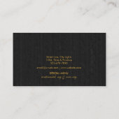 Gold Drives Catering Personal Chef Bakery Rustic B Visitekaartje (Achterkant)
