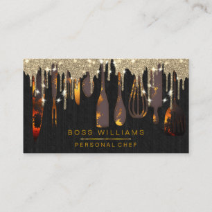 Gold Drives Catering Personal Chef Bakery Rustic B Visitekaartje