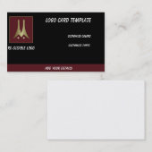 Gold Drone Red Aeronautical Chart Pilot Visitekaartje (Voorkant / Achterkant)