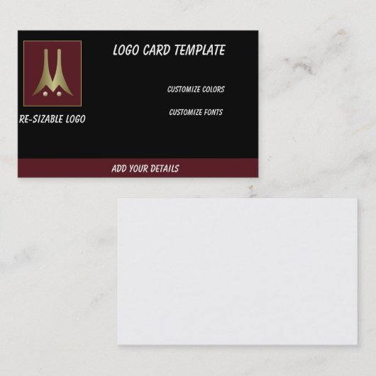 Gold Drone Red Aeronautical Chart Pilot Visitekaartje (Voorkant / Achterkant)