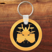 Gold Drummer Sleutelhanger (Voorkant)