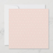 GOLD DUSKY BLUE BEACHY STARFISH BABY SHOWER INVITE BEDANKKAART (Achterkant)