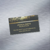 Gold Dust-achtergrond Magnetisch Visitekaartje (Voorbeeld)