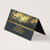 Gold Dust-achtergrond Visitekaartje (Achterkant)