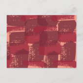 Gold Dust & Autumn Painterly Strokes Wedding Uitnodiging Briefkaart (Achterkant)