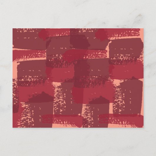 Gold Dust & Autumn Painterly Strokes Wedding Uitnodiging Briefkaart (Achterkant)