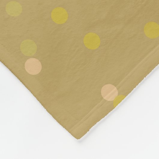 Gold Dust Confetti 50th Golden Wedding Jubileum Fleece Deken (Hoek)
