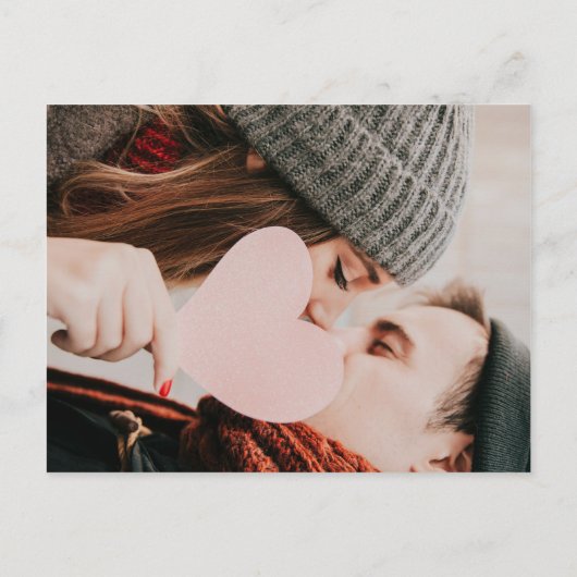 Gold Dust Confetti Calendar Sla de datum op Foto Aankondigingskaart (Achterkant)