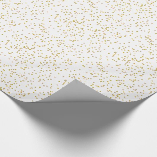 Gold Dust Confetti Gift Wrap Cadeaupapier (Hoek)