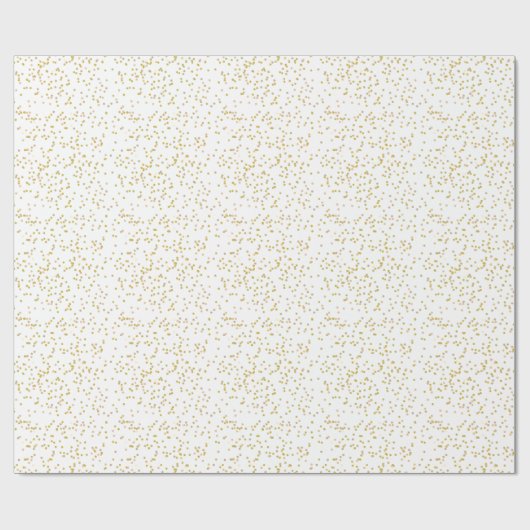 Gold Dust Confetti Gift Wrap Cadeaupapier (Vlak)