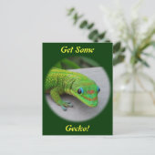 Gold Dust Day Gecko - Auditie en krijg wat Gecko Briefkaart (Staand voorkant)
